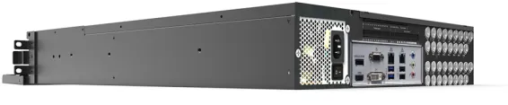 ExacqVision - 3208-48T-F2A - 48TB A-Series Hybrid 2U Front Accessible Recorder Professional Win10 With 8 IP Cameras licenses and 32 Analog