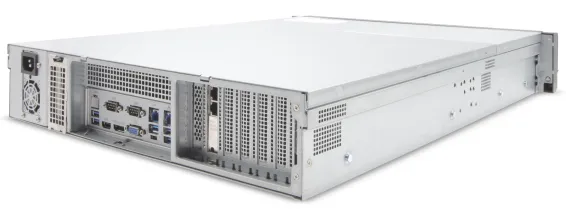 EXACQ - IP08-96T-FAL-E - IP 2U Rackmount Frontload A-Series exacqVision NVR with 8 IP Enterprise licenses (150 max), 96TB RAID5 configured storage (84TB usable). Linux Ubuntu 22.04 LTS OS on SSD, 16GB RAM, Dual 2.5GbE on-board, 6 x USB, 1 x HDMI, 1 x