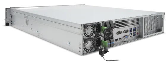 EXACQ - IP08-240T-FARL-E - IP 2U Rackmount Redundant Frontload A-Series exacqVision NVR with 8 IP Enterprise licenses (150 max), 240TB RAID6 configured storage (200TB usable). Linux Ubuntu 22.04 LTS OS on Dual SSD RAID1, redundant power supplies, 16G