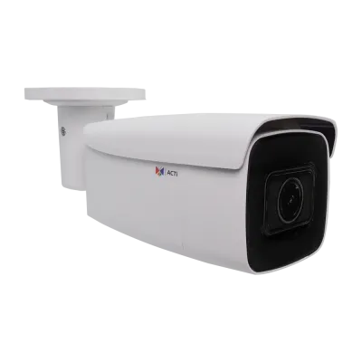 ACTI - A423 - 6MP Zoom Bullet with D/N, IR, Extreme WDR, SLLS, 4.3x Zoom lens, f2.8-12mm/F1.6 (HOV:102.1°-34.5°), H.265/H.264, 3D DNR, Audio, MicroSD/ MicroSDHC/ MicroSDXC, PoE/DC12V, IP68, IK10 (metal casing), DI/DO