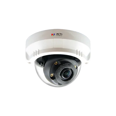 Acti - A63 - 2MP Indoor Mini Zoom Dome, Day / Night, Adaptive IR, Advanced WDR, Superior Low Light Sensitivity, 2.85x optical