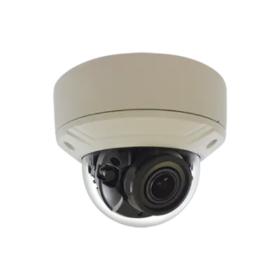 ACTI - A820 - 4MP Outdoor Zoom Dome with D/N, IR, Extreme WDR, SLLS, 5x Zoom lens, f2.7-13.5mm/F1.6 (HOV:102.8°-32.4°), H.265/H.264, 3D DNR, Audio, MicroSD/MicroSDHC/MicroSDXC, PoE/DC12V, IP68, IK10, DI/DO