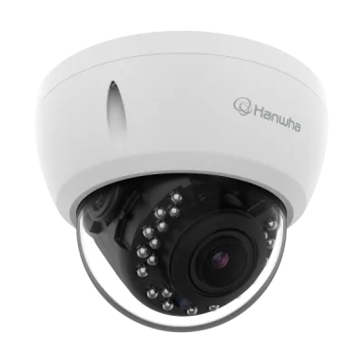 Hanwha - ACV-8081R - Wisenet A Series 5MP IR vandal dome camera, AHD / TVI / CVI / CVBS formats are available, 5MP @ 30fps, motorized vari-focal lens 3x (3.5~10.5mm) (99.1°~ 30.3°), WDR, IR distance 20m(65.6 ft), day & night, IP66, IK10, 12VDC, Analo