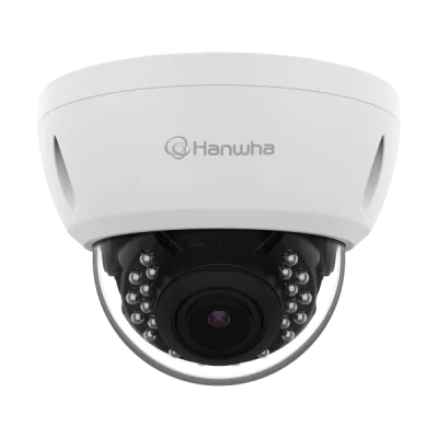 Hanwha - ACV-8081R - Wisenet A Series 5MP IR vandal dome camera, AHD / TVI / CVI / CVBS formats are available, 5MP @ 30fps, motorized vari-focal lens 3x (3.5~10.5mm) (99.1°~ 30.3°), WDR, IR distance 20m(65.6 ft), day & night, IP66, IK10, 12VDC, Analo