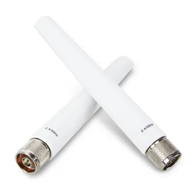 PLANET - ANT-OM5D-KIT - 2.4GHz 4.5dBi / 5GHz 7dBi Dual Band Omni Directional Antenna Kit / Outdoor / ABS / N-Type male 11a/b/g/n/ac, 2 pieces