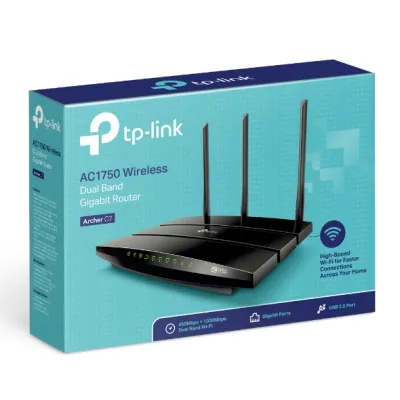 TP-Link - ARCHER C7 - AC1750 Wireless Dual Band Gigabit Router