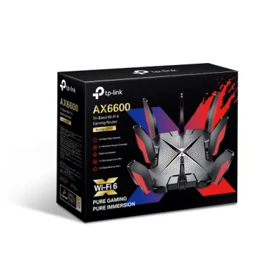 TP-Link - ARCHER GX90 - AX6600 WI-FI 6 TRI-BAND GAMING WRLS ROUTER