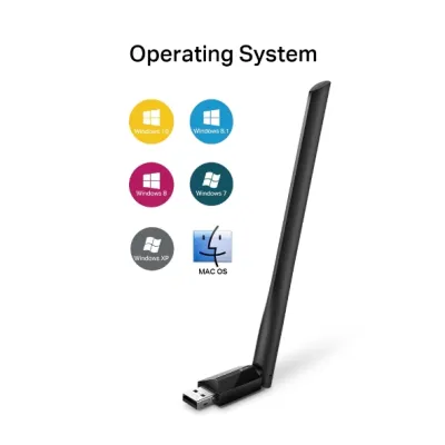 TP-Link - ARCHER T2U PLUS - AC600 High Gain Wireless Dual Band USB Adapter
