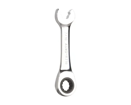 Jonard - ASWS-R716 - Ratcheting Stubby Speed Wrench, 7/16"