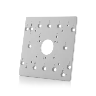Arecont Vision - AV-EBAS-W - Square Electrical Box Adapter Plate for Contera Series Cameras Color: Arecont Vision White