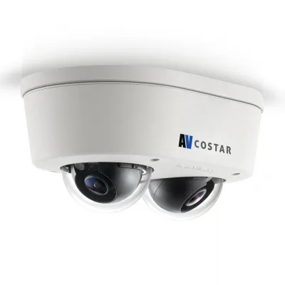Arecont Vision - AV10856DN-NL - 10MP 2 Sensor Camera 10 MP 2 x 2592x1944 2 x 2.8mm MP Lens H.265/H.264 MicroDome Duo LX