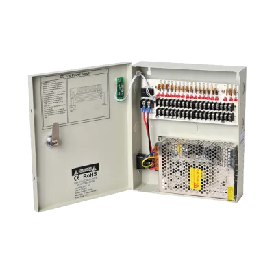 AVYCON - AVA-PSW-12VDH10A-18 - 12VDC, 10 Amp, 18 Channel Power Distribution Box, AC100-240V Free Voltage