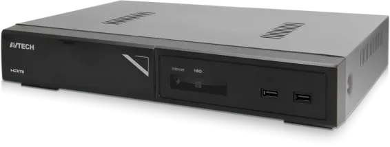 AVTECH - AVH1109-4TB - 9 Channel with 8 POE Ports Push Video  NVR with 4 TB preinstalled 