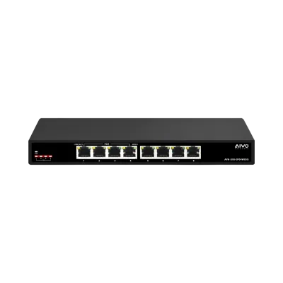 AVYCON - AVN-S08-0P04W65G - 8 Port Network Unmanaged Switch with 4 PoE/PoE+ Gigabit Ports, Total PoE budget of 58W