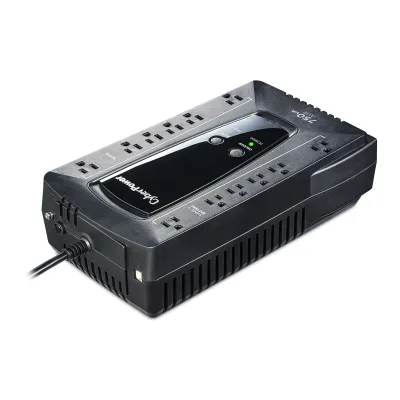 Cyber Power - AVRG750U - UPS SYSTEMS AVR, 750VA/450W, Simulated Sine Wave, NEMA 5-15P, 5 ft cord