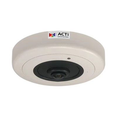 ACTI - B511A - 12MP Indoor Hemispheric Dome with D/N, Adaptive IR, Extreme WDR, SLLS, Fixed Lens