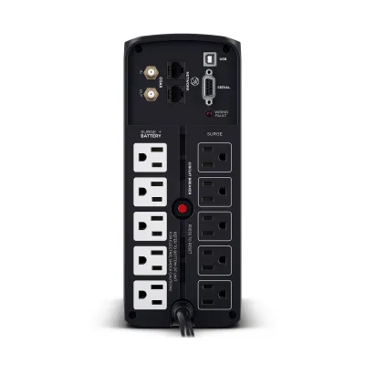 Cyber Power - BRG1000AVRLCD - UPS SYSTEMS Intelligent LCD, 1000VA/600W Line Interactive UPS, Mini-tower, 10 Outlets