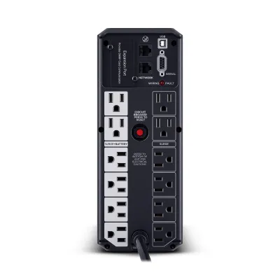 Cyber Power - BRG1500AVRLCD2 - UPS SYSTEMS Intelligent LCD 1500VA/900W Line Interactive, Mini-tower
