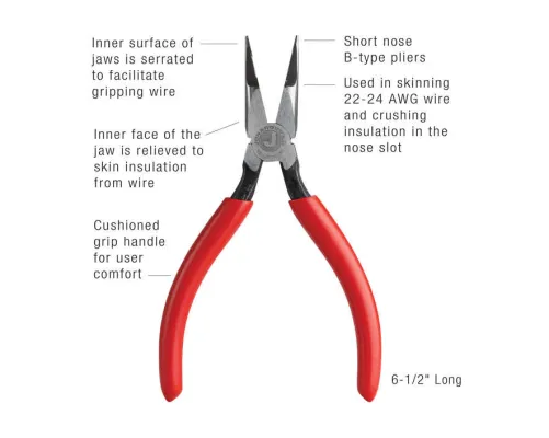 Jonard - BSHORTNOSE - Short Nose B Type Pliers