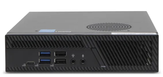 EXACQ - C2-00T-16SL - Live monitoring C-Series exacqVision 16 stream workstation (Single display support), 0TB storage. Linux Ubuntu 22.04 LTS OS on SSD, 8GB RAM, 1 X 1GbE, 1 x 2.5GbE, 8 x USB, 2 x DP, WiFi & BLE. Includes VESA mount kit, mouse and k