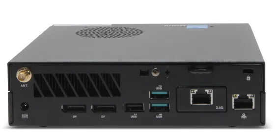 EXACQ - C2-00T-32SW - Live monitoring C-Series exacqVision 32 stream workstation (Dual display support), 0TB storage. Windows 10 IoT Ent LTSC OS on SSD, 16GB RAM, 1 X 1GbE, 1 x 2.5GbE, 8 x USB, 2 x DP, WiFi & BLE. Includes VESA mount kit, mouse and k
