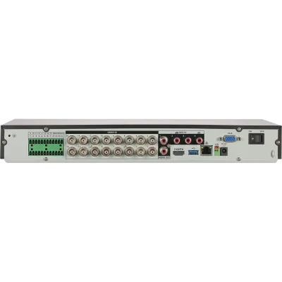 Dahua - C865E124A - HDCVI Kit: 16-CH, 4K Analytics+ Penta-brid DVR + 12x 5MP, Mini Eyeball Cameras