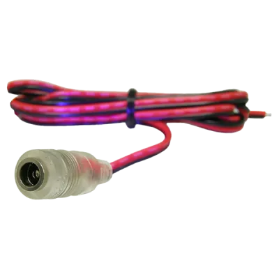 SECO-LARM - CA-1510-3FLQ - 3ft (0.9m) Illuminated Pigtail Connector, DC Jack