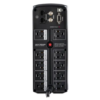 Cyber Power - CP1200AVR - UPS SYSTEMS AVR 1200VA/720W, Simulated Sine Wave