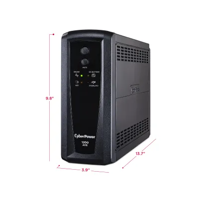 Cyber Power - CP1200AVR - UPS SYSTEMS AVR 1200VA/720W, Simulated Sine Wave