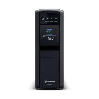 Cyber Power - CP1350PFCLCD - UPS SYSTEMS 1500VA/1000W, PFC Sine Wave Mini-tower