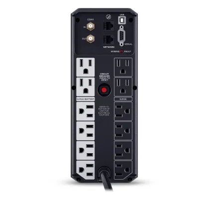 Cyber Power - CP1500AVRLCD3 - UPS SYSTEMS Intelligent LCD, 1500VA/900W Line Interactive UPS, Mini-tower, 12 Outlets