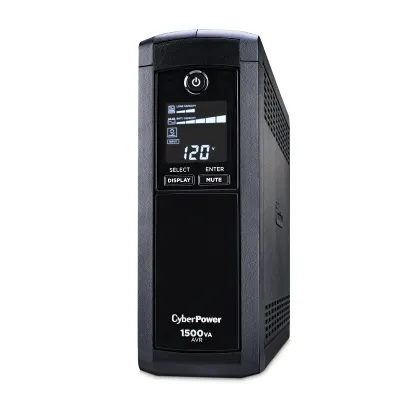 Cyber Power - CP1500AVRLCDTAA - UPS SYSTEMS TAA Compliant UPS 1500VA/900W Line Interactive UPS, Mini-tower