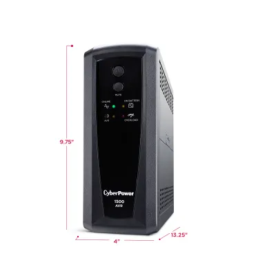 Cyber Power - CP1500AVRT - UPS SYSTEMS AVR 1500VA/900W, Simulated Sine Wave