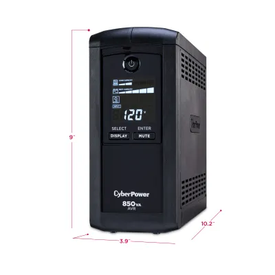 Cyber Power - CP850AVRLCD - UPS SYSTEMS Intelligent LCD  850VA/510W Line-Interactive 