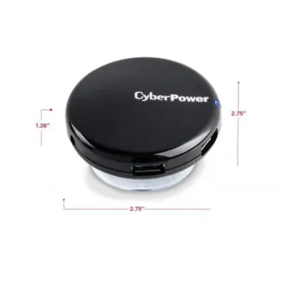 Cyber Power - CPH430PB - Up to 5 Gbps Transfer Rate, USB 3.0, 4, LED Power Indicator, Limited Lifetime Warranty