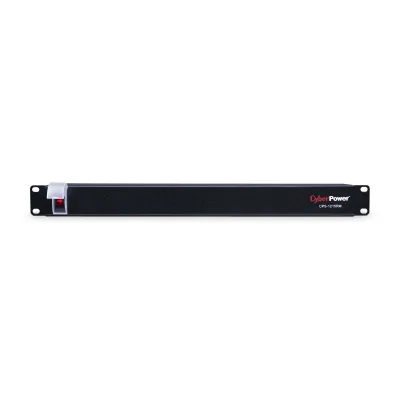 Cyber Power - CPS1215RM - 120 V, 50Hz/60Hz, NEMA 5-15P plug, 10 NEMA 5-15R, 1U Rackmount, 15 ft Cord