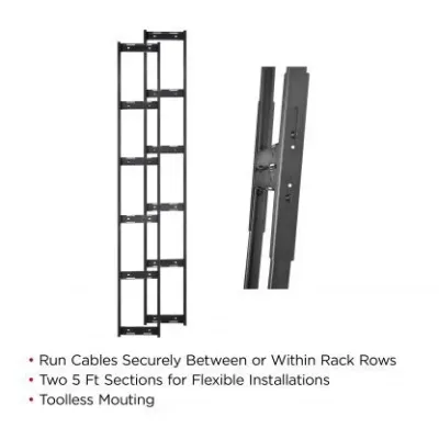 Cyber Power - CRA30008 - Cable Ladder, 10FT (3M), 2X 5FT (1.5m) Sections - CRA30009 or CRA30010 Needed for Mounting on Rack Enclosure, 5 Year Warranty