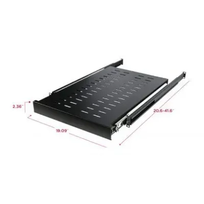 Cyber Power - CRA50003 - 19” 1U Sliding Shelf, 25” (650MM) Deep, 132LBS (60KG) Capacity, 5 Year Warranty
