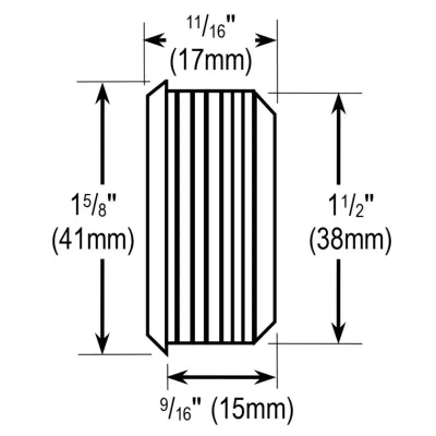 SECO-LARM - CS-PD438-PQ - Infrared Proximity Sensor – 38mm, Stainless Steel