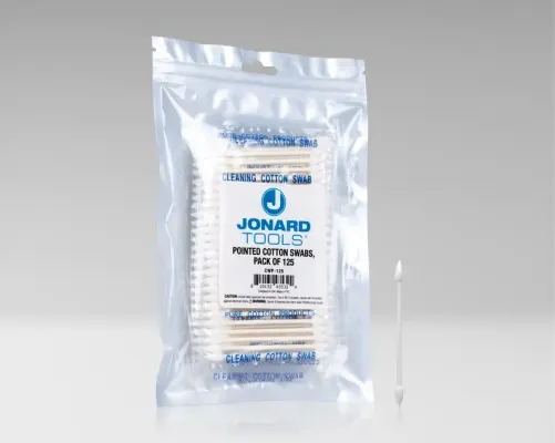 Jonard - CWP-125 - Pointed Cotton Swabs, Pack of 125 