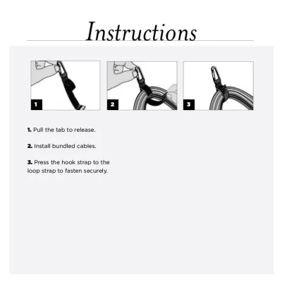 Rip-Tie - JP-20 - Two-Inch CableCarrier with Heavy Duty 4.5" Locking Carabiner