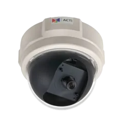 Acti - D52 - 3MP Indoor Dome with Fixed lens, f3.6mm/F2.0 (HOV:70.8°), H.264, 1080p/30fps, DNR, PoE