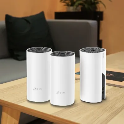 TP-Link - DECO M4(3-PACK) - AC1200 WHOLE HOME MESH WI-FI WRLS SYST