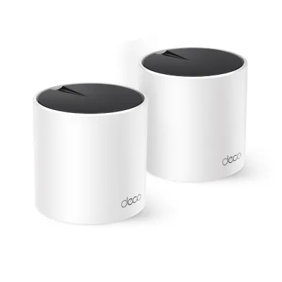 TP-Link - DECO X55(2-PACK) - AX3000 WHOLE HOME MESH WI-FI 6 WRLS SYSTEM  (2-PACK)