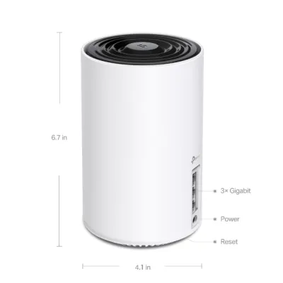 TP-Link - DECO XE75(3-PACK) - AXE5400 WHOLE HOME MESH WI-FI6EWRLS SYSTEM