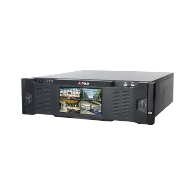 Dahua - DHI-IVSS7016DR - 256CH 4K Super NVR, 16 SAS/SATA Bays, 768Mbps/768Mbps, RAID, Redundant power and LED Screen, HDDs sold separately