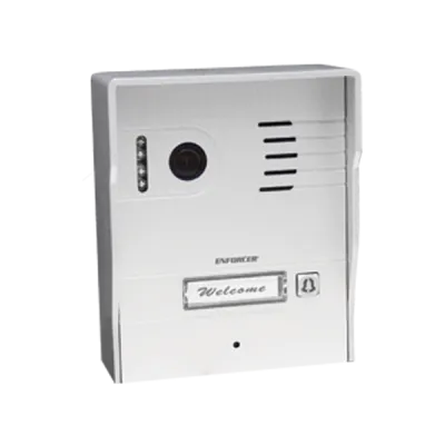 SECO-LARM - DP-264-1C7Q - Hands-Free Color Video Door Phone. Includes color CMOS camera with 700 TV lines, 2.1mm lens, and monitor with 7-inch TFT display. Four LEDs for Day/Night use. Simple 2-wire connection. Optional secondary monitor available DP