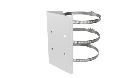 Hikvision - PMP-V - Bracket, Horizontal Pole Mount Gray