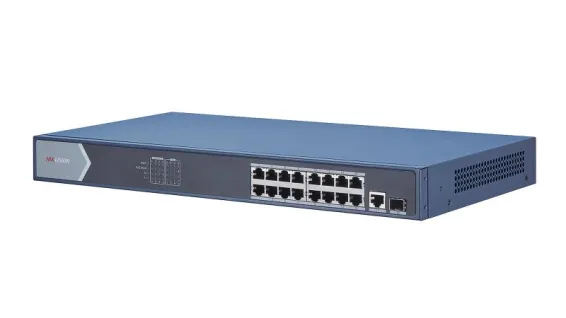 Hikvision - DS-3E0520HP-E - 16P Giga Unmanaged HIPOE SW