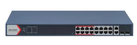Hikvision - DS-3E1318P-EI - Smart Series 16-ch PoE Switch